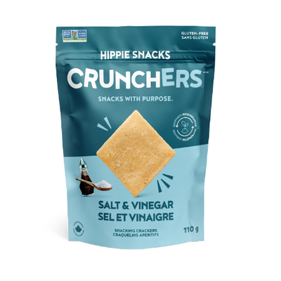 Hippie Snacks Crunchers Salt & Vinegar, 110 g