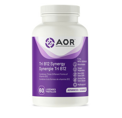 AOR Tri B12 Synergy, 60 Lozenges