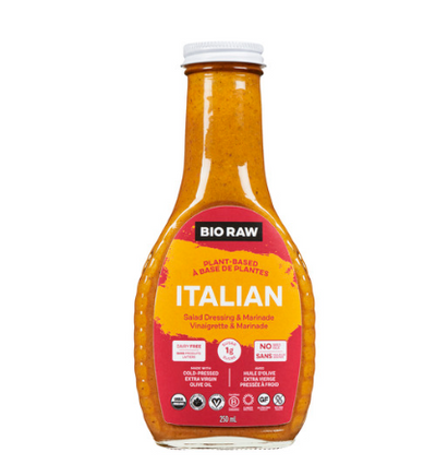 Bio Raw Plant-Based Italian Dressing & Marinade, 250 mL