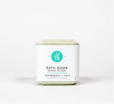 All Things Jill Eucalyptus + Mint Bath Bomb, 105 g