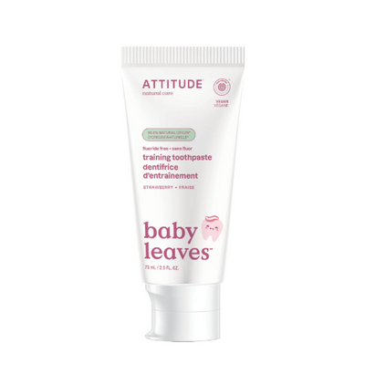 Attitude Living - Baby Leaves Training Toothpaste Strawberry, 75Ml