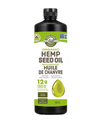 Manitoba Harvest Organic Hemp Seed Oil, 500Ml