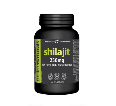 Prairie Naturals Shilajit 250Mg 50% Fulvic Acid, 60Caps