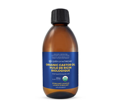 Queen Of The Thrones Organic Castor Oil Oral Liquid, 250Ml