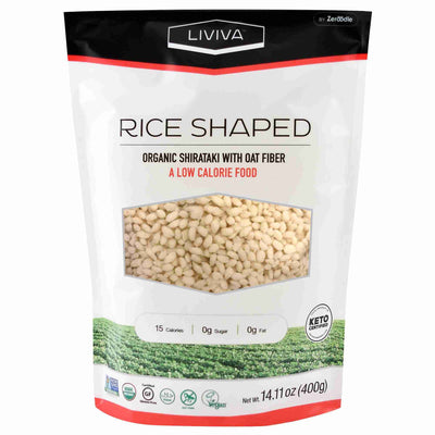Liviva, Shiritake Rice Shaped With Oat Fibre, 400G