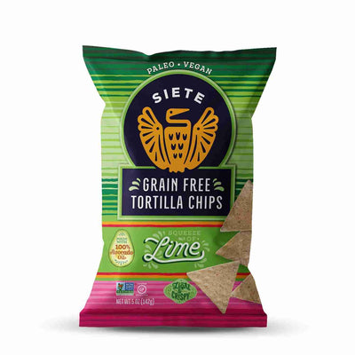 Siete - Lime Grain Free Tortilla Chips, 142G