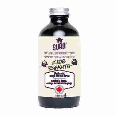 SURO Organic Elderberry Syrup Kids 118Ml