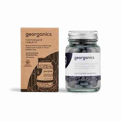 Georganics - Mineral Toothpaste Tablets: Activated Charcoal, 120 Tabs