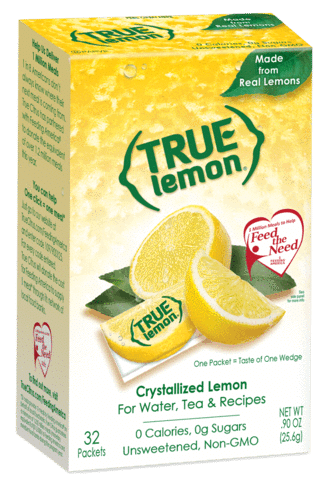 True Citrus - Crystallized Lemon, 32 Packets