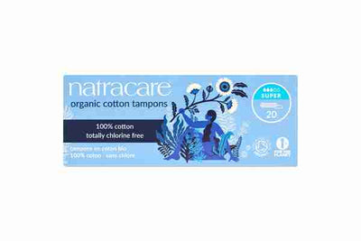 Natracare Organic Cotton Super Tampons - 20