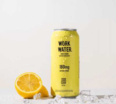 Work Water Energy - Lemon Energy Drink, 473Ml