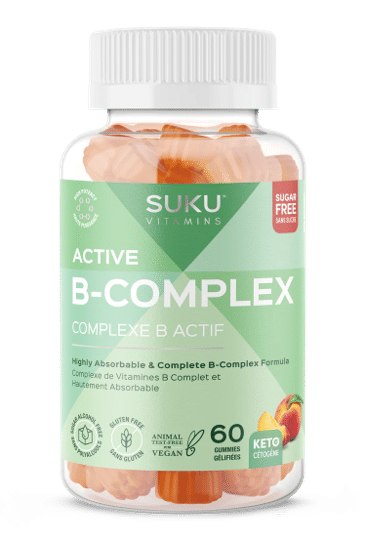 Suku Vitamins - Active B-Complex, 60 Gummies