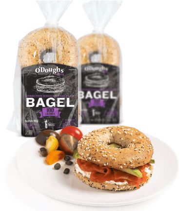 O'doughs - Sprouted Whole Grain Flax Bagels
