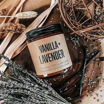 Lawrencetown Candle Co - Vanilla + Lavender, 7.2 Oz