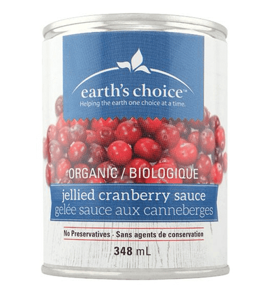 Earths Choice, Organic Jellied Cranberry Sauce, 348Ml