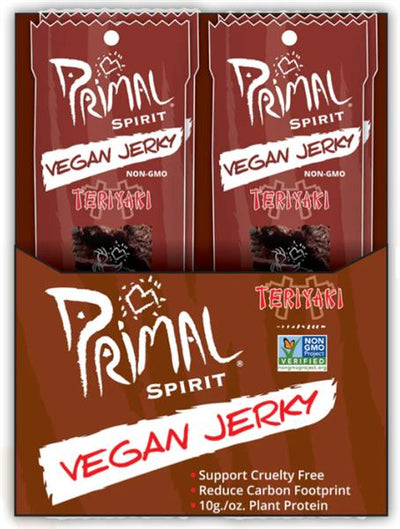Primal Spirit - Teriyaki Vegan Jerky, 28G