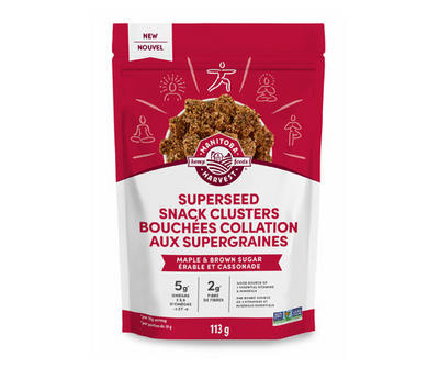 Manitoba Harvest Superseed Snack Clusters, Maple Brown Sugar, 113 g