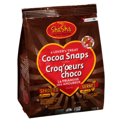 ShaSha Co. Cocoa Snaps, 300 g