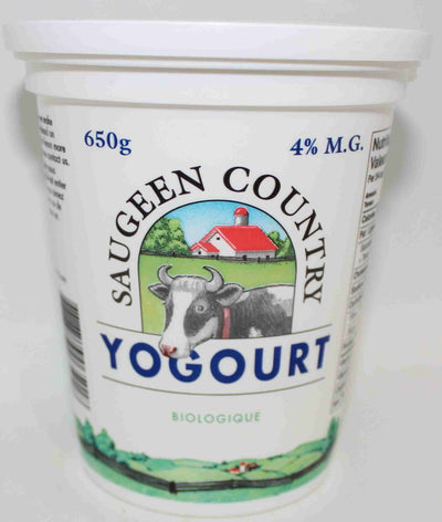 Saugeen Country Dairy - Organic Yogurt, 650G