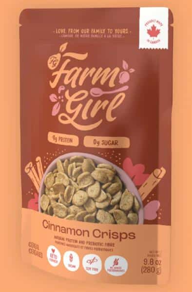 Farm Girl Cinnamon Crisps Cereal, 280G
