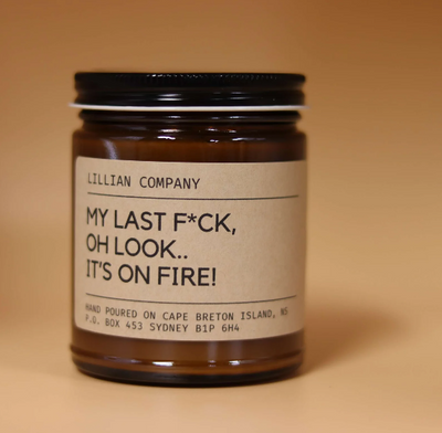 Lillian Co My Last F*ck Candle (Warm Vanilla), 9 oz