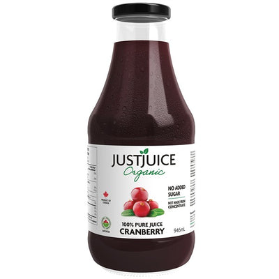 Just Juice Organic Cranberry Juice, 1 L