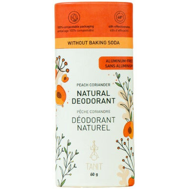 TANIT Natural Deodorant - Peach Coriander, 60G