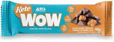 Ans Keto Wow Snack Bar: Salted Caramel Chocolate – 40G