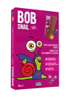 Bob Snail Apple-Black Currant Stripes, 84 g