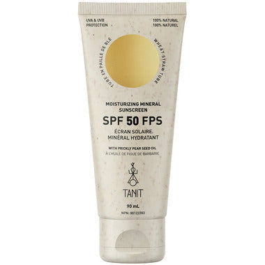 TANIT Moisturizing Mineral Sunscreen SPF 50 Unscented, 90Ml