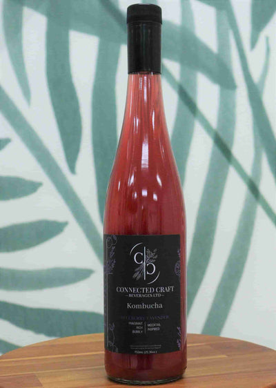 Connected Craft Beverage - Blueberry Lavender Kombucha, 750Ml
