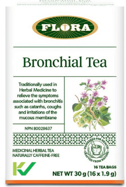 Flora Medicinal Tea - Bronchial Tea, 16Bg