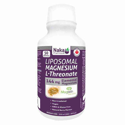 Naka - Liposomal Magnesium L-Threonate, 250Ml
