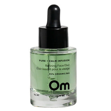 OM Organics Pure + Calm Infusion Refining Face Elixir, 30 mL