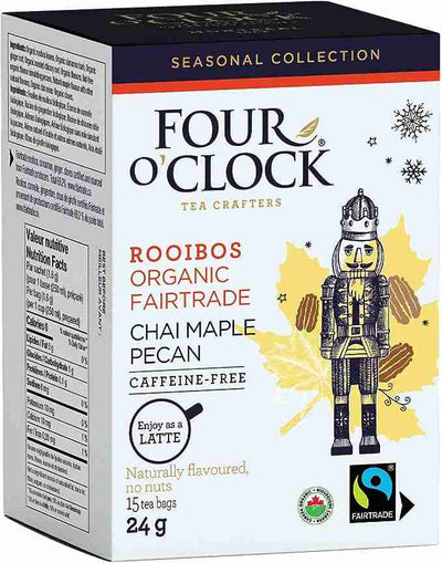 Four O'clock-Chai Maple Pecan Rooibos,15 Bags