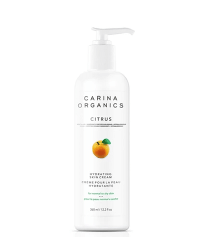 Carina Organics Hydrating Skin Cream, Citrus, 360 mL