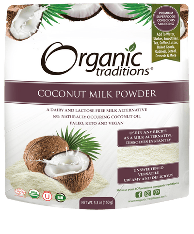 Organic Traditions Coconut Milk Powder - 150G