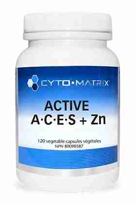 Cytomatrix Active ACES + Zinc, 120 Caps