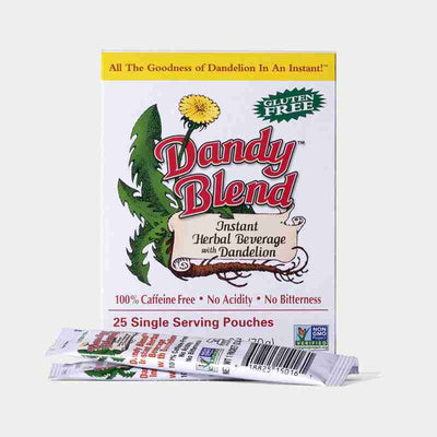 Dandy Blend Instant Dandelion Beverage - 25 Single Serve Pouches