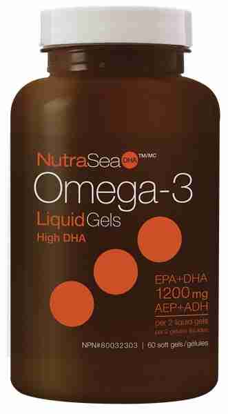 Nature's Way Nutrasea Omega-3 High DHA Liquid Gels 60 Softgels
