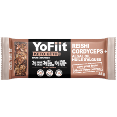 Yofiit Keto Bar with Adaptogens, Chocolate, 35 g