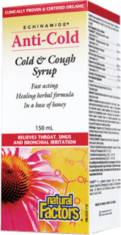Natural Factors Echinamide Cold & Cough Syrup 150Ml