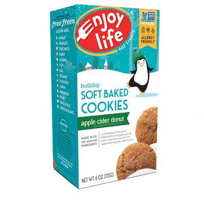 Enjoy Life - Holiday Soft Baked Cookies: Apple Cider Donut, 170G