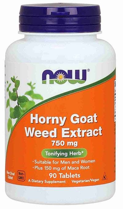 NOW Horny Goat Weed; 90 Capsules