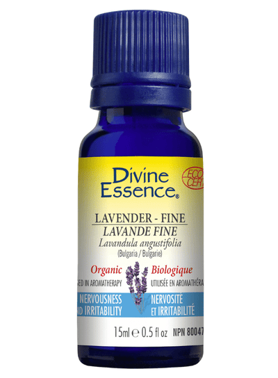 Divine Essence Organic Fine Lavender Essential Oil - 15Ml