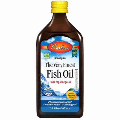 Carlson The Very Finest Fish Oil EPA & DHA Lemon Flavour 500Ml