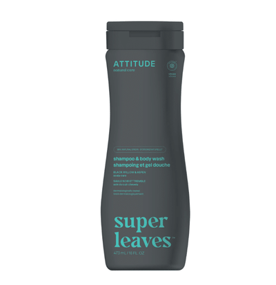 Attitude Living Men's 2-in-1 Scalp Care Shampoo & Body Wash, 473 mL