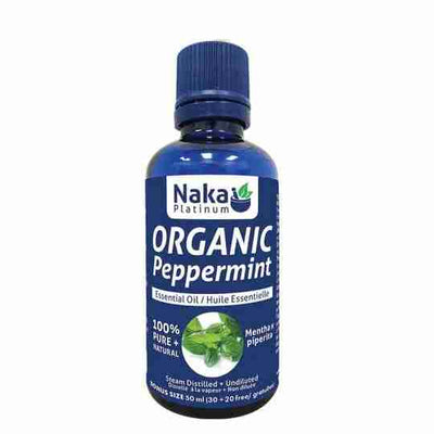 Naka Organic Peppermint Essential Oil, 50 mL