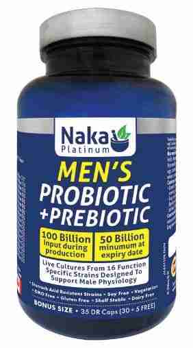 Naka Platinum Men's Probiotic + Prebiotic - 35 Caps