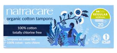 Natracare Organic Cotton Regular Tampons - 20